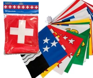 Chaînes avec drapeau